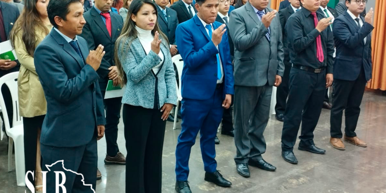 Acto de Juramento de nuevos miembros de la SIB Chuquisaca