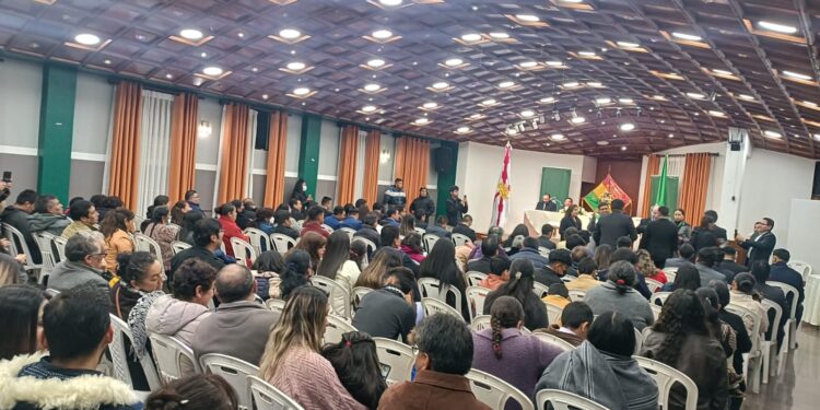 Acto de Juramento de nuevos miembros de la SIB Chuquisaca
