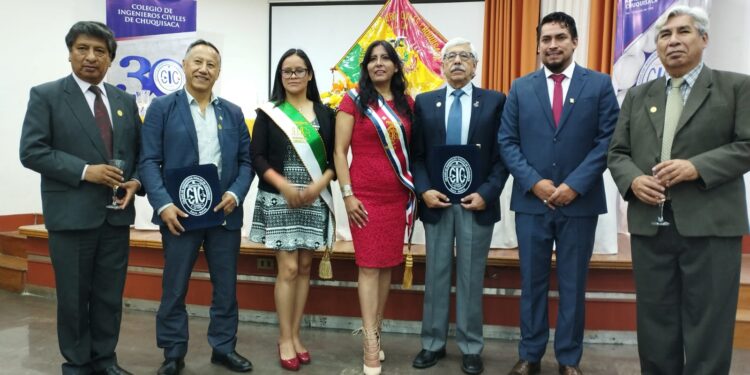 El Colegio de Ingenieros Civiles de Chuquisaca, reconoció a Ingenieros Eméritos