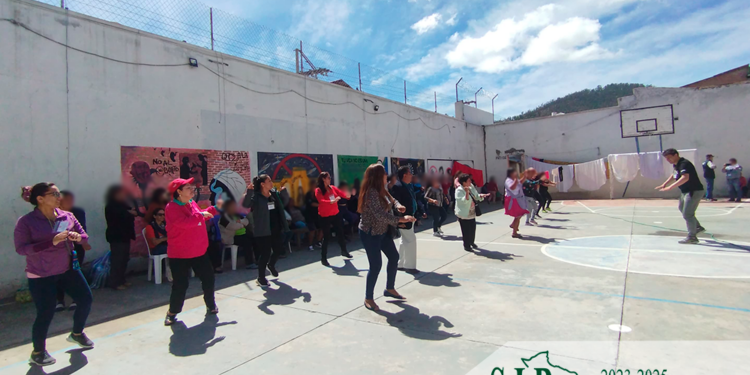 Confraternización en el Penal San Roque por el Dia de la Mujer