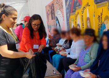 Confraternización en el Penal San Roque por el Dia de la Mujer