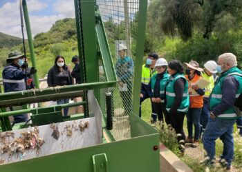 Inspección a la Planta de Tratamiento de Aguas Servidas