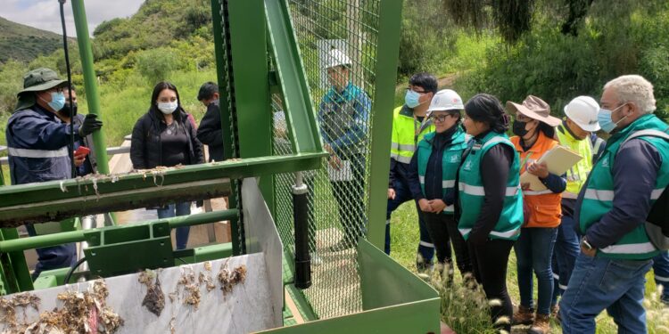 Inspección a la Planta de Tratamiento de Aguas Servidas