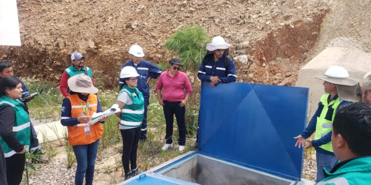Inspección a la Planta de Tratamiento de Aguas Servidas