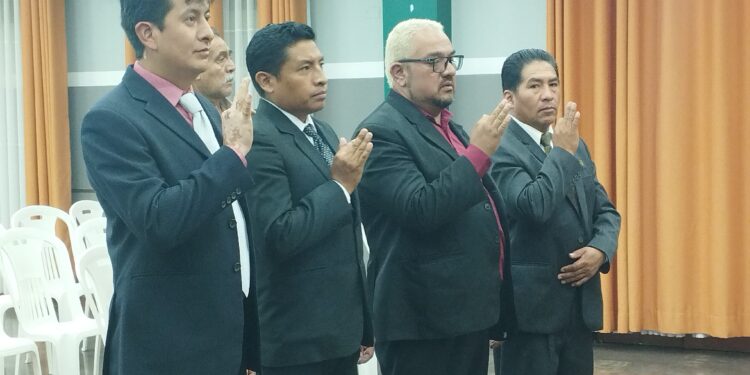 Posesión del nuevo Directorio del Colegio de Ingenieros Mecánicos de Chuquisaca