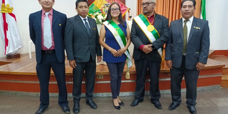 Posesión del nuevo Directorio del Colegio de Ingenieros Mecánicos de Chuquisaca