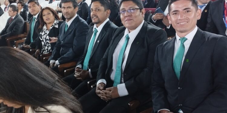 La SIB Chuquisaca participó del solemne acto en Homenaje a los 4 Siglos de la Universidad
