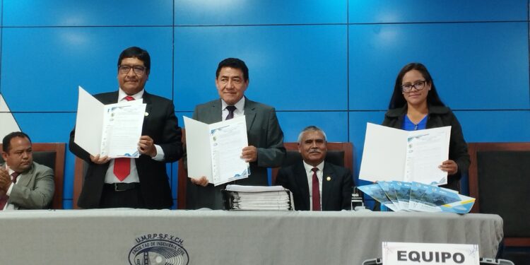Firma de convenio con la Facultad de Ingeniería Civil y la Universidad de San Francisco Xavier de Chuquisaca