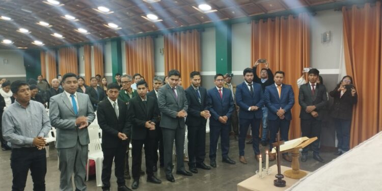 Juramento de nuevos miembros de la SIB Chuquisaca