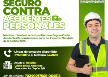 Seguro contra accidentes personales para miembros SIB Chuquisaca