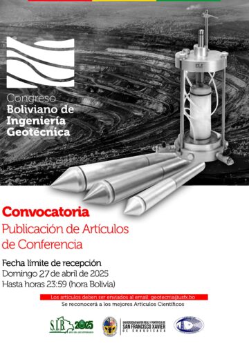 Convocatoria a publicación de artículos científicos