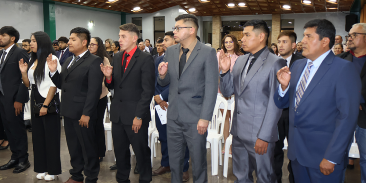 Juramento de nuevos miembros a la SIB Chuquisaca