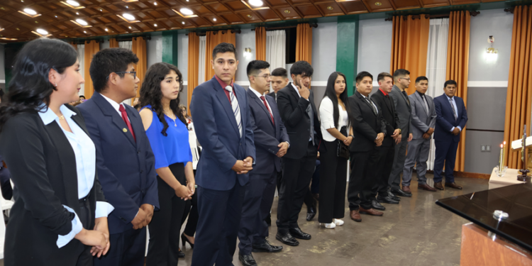 Juramento de nuevos miembros a la SIB Chuquisaca