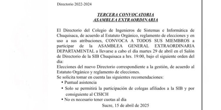 Convocatoria