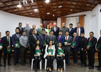 Juramento de nuevos miembros de la SIB Chuquisaca