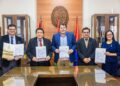 Firma de Convenio con la Universidad San Francisco Xavier y la Sociedad de Ingenieros de Bolivia