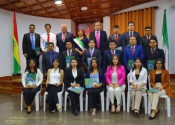 Juramento de nuevos miembros a la SIB Chuquisaca
