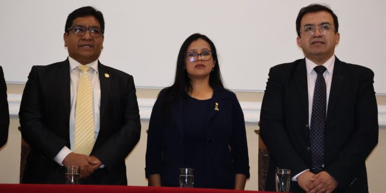 Acto de inauguración del Congreso Boliviano de Ingeniería Geotécnica