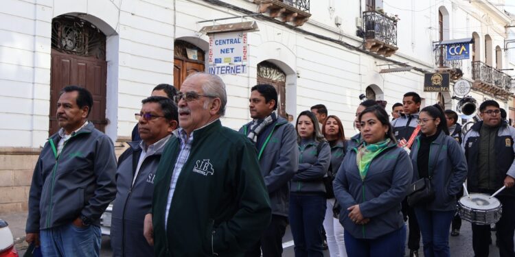 Procesión y Eucaristía para la Virgen de Guadalupe en los 46 aniversario de Fundación de la SIB Chuquisaca