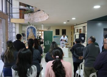 Procesión y Eucaristía para la Virgen de Guadalupe en los 46 aniversario de Fundación de la SIB Chuquisaca
