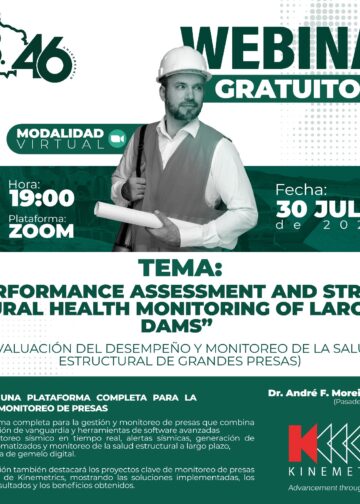 Webinar: «Performance Assessment and structural health monitoring of large dams»