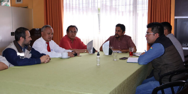 Reunión de coordinación técnica interinstitucional con la ANH y la Universidad San Francisco Xavier de Chuquisaca