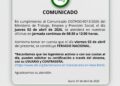 Comunicado