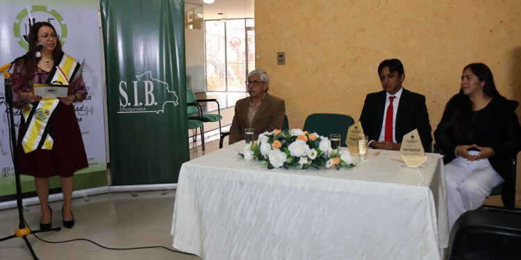 La SIB Chuquisaca entregó su sede institucional al Colegio de Ingenieros Industriales de Chuquisaca