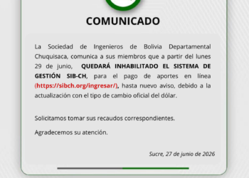 Comunicado a nuestros miembros