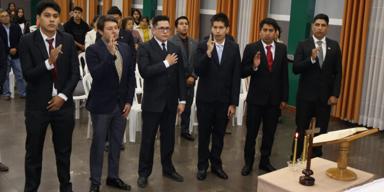 Juramento de Ley de nuevos miembros de la SIB Chuquisaca