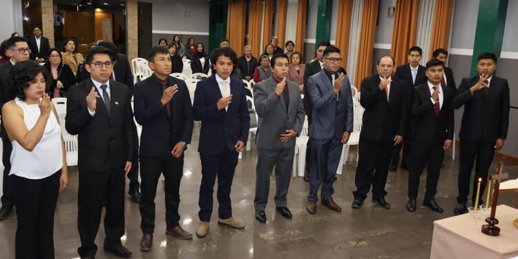 Juramento de Ley de nuevos miembros de la SIB Chuquisaca