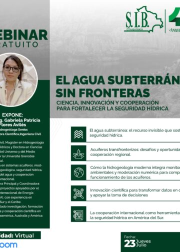 Webinar: El Agua Subterránea Sin Fronteras
